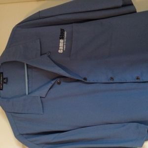 GameStop full button up shirt